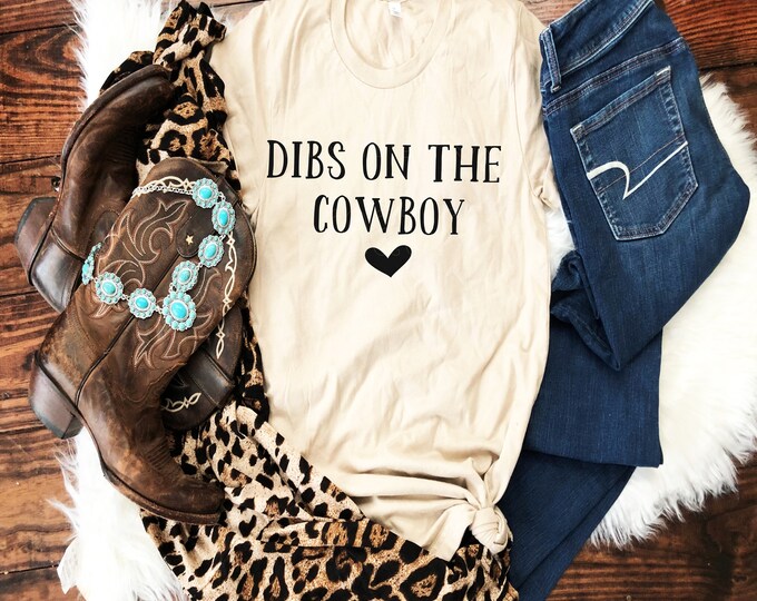 Dibs On The Cowboy / SVG JPG PNG / Cricut / Silhouette / Instant Download / Digital Designs files / Popular / Love / Cut File