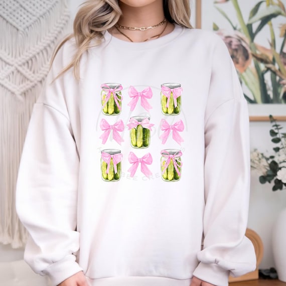 Pickle Jars Coquette Png, Pickle Shirt, Pickles Png, Coquette Bow Png, Pickle Png, Pickle Coquette Png, Pickle Sweatshirt Png, Funny Png