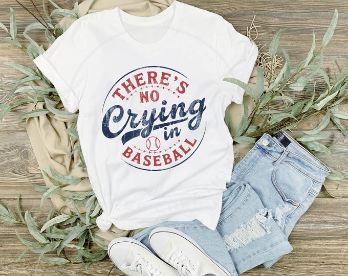 Theres No Crying In Baseball Png, Baseball Mom Png, Baseball Png, Baseball Shirt, Baseball Svg, Sports Mom Svg, Summer Png, Summer Svg