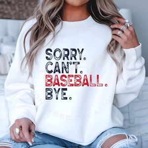 Tut mir leid, Cant Baseball Tschüss svg, lustige Baseball svg, T-Shirt-Designs, Baseball Mama svg, Kinder Baseball svg, Retro Baseball Png, Sport Mama Png