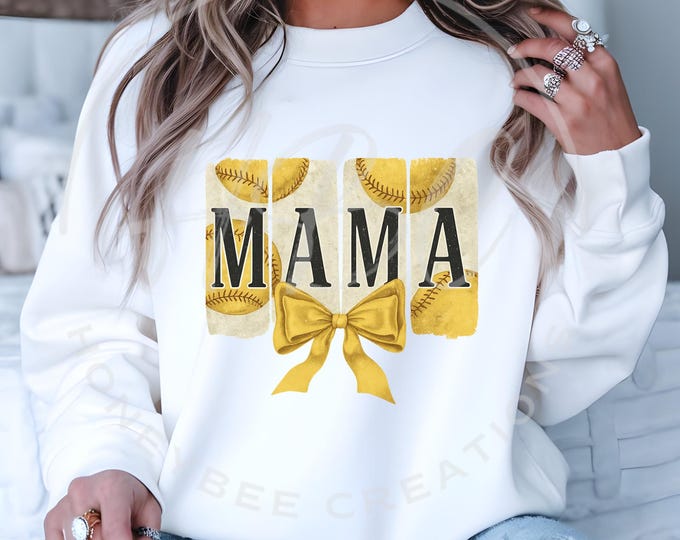 Retro Softball Mama Coquette Bow Png, Softball Mama Coquette Png, Softball Sublimation Design, Summer Png, Sports Mom, T Shirt Designs