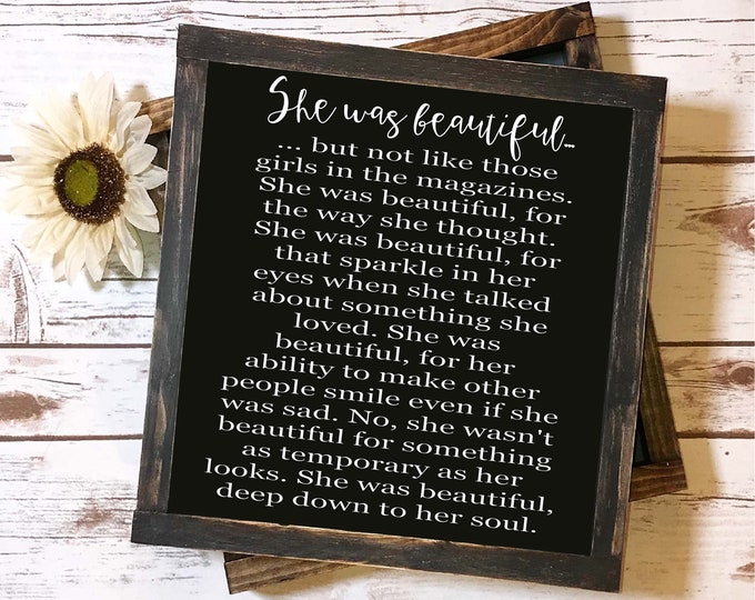 She Was Beautiful / SVG JPG / Cricut / Silhouette / Instant Download / Popular / Cut Files / Digital Download / Daughter / Newborn / Girl
