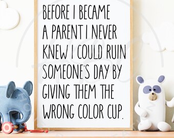Before I Became a Parent SVG, Funny Parenting Quote, Mom Dad Humor Design