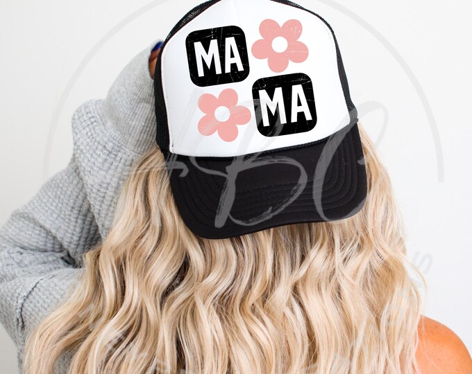 Retro Mama Svg, Floral Mama Svg, Mothers Day Svg, Flower Svg, Mama Png, Mama Shirt Design, Mom Svg, Tumbler Designs, Sublimation Designs