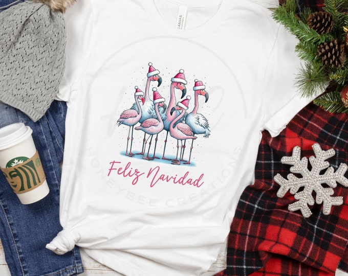Feliz Navidad Svg, Flamingo Svg, Christmas Cas Svg, Christmas Shirt Svg, Funny Christmas Svg, Merry Christmas Svg, Pink Christmas Svg