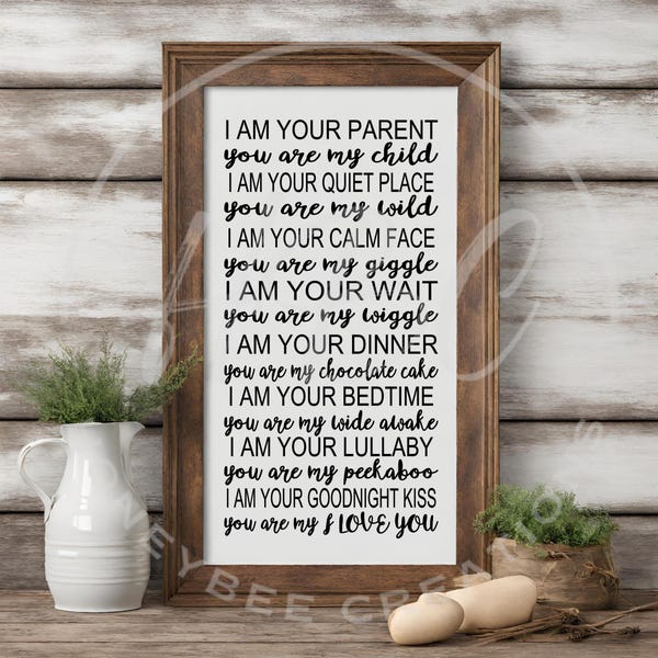 I Am Your Parent Instant Download Svg Files, Mom Life Svg, Dad Svg, Parent Svg, Family Svg, Love Svg, Family List Svg, Boy Mom, Girl Mom