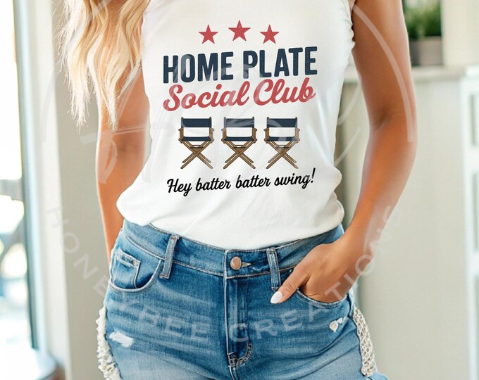Home Plate Social Club Png, Baseball Svg, Softball Svg, Hey Batter Batter Swing Svg, Summer Png, Baseball Mom Svg, Baseball Shirt Png