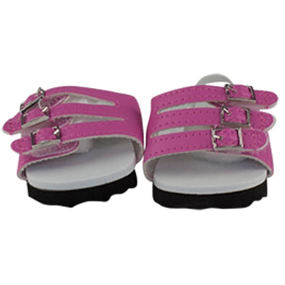 2pc PURPLE Puppy DOLL SHOES /& Clasp PURSE SET fits 18/" AMERICAN GIRL DOLL