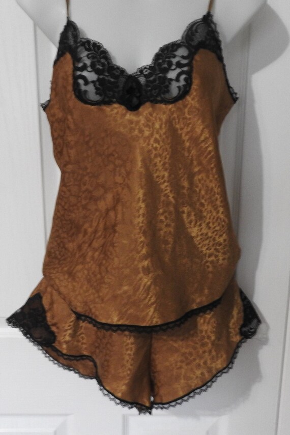 Vintage 1980's French Maid Copper Camisole and pan