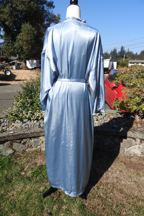 Vintage Long Robe and Gown~ Elegant~ Icy Blue~ Li… - image 6