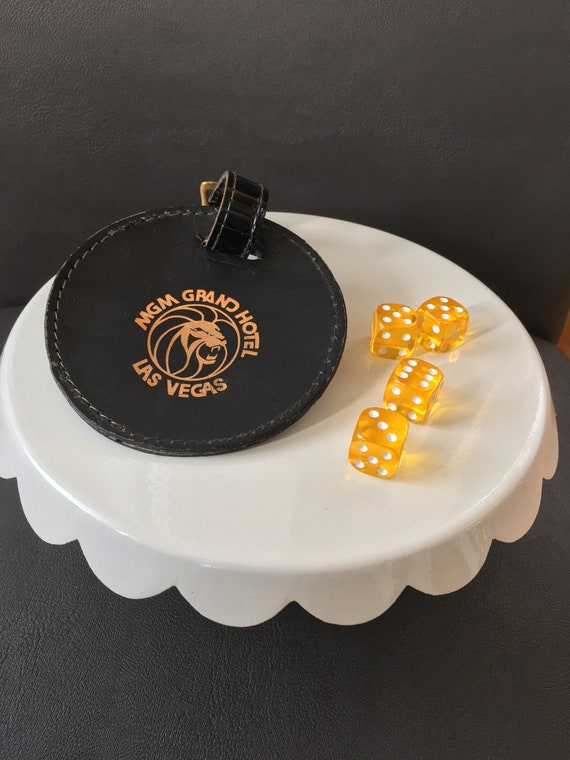 Vintage MGM Grand Hotel Las Vegas Luggage Tag