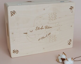 Personalised Swallow Memory Box