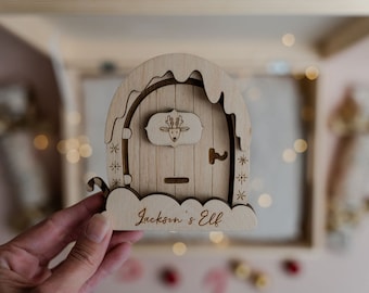 Personalised Elf Door With Reindeer Sign