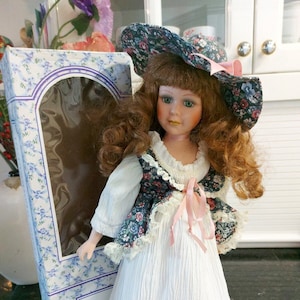 Bisquit Vintage Porzellanpuppe, Sammelpuppe