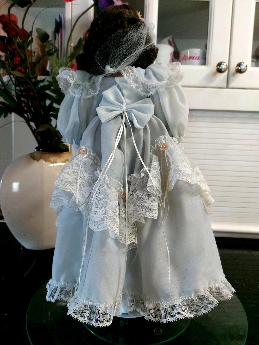 Antique Bisque French Doll SFBJ Paris Original Clothing