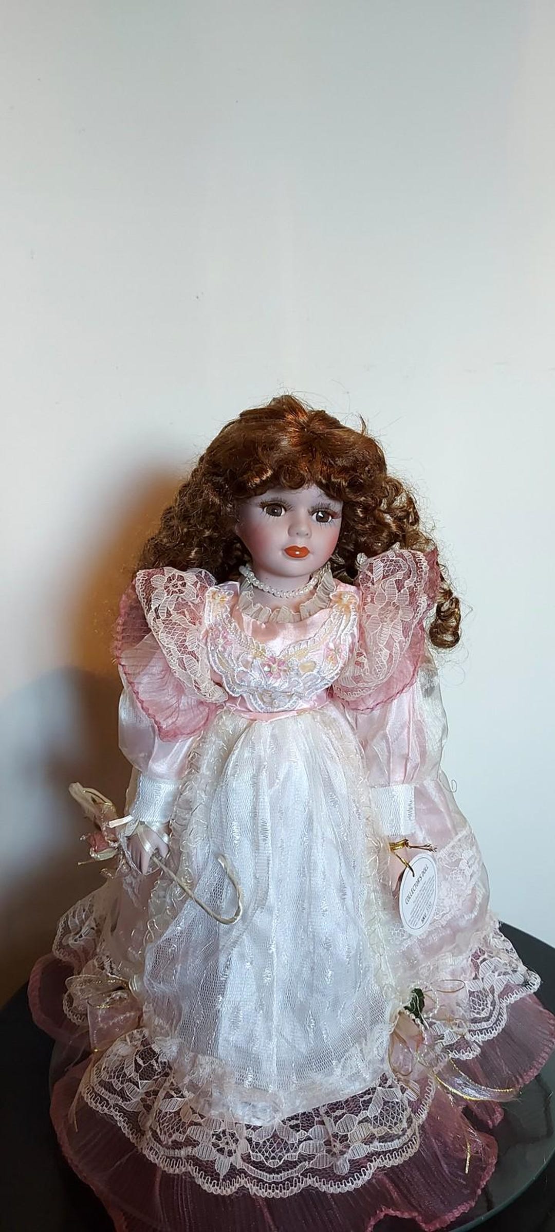 Homeart Vintage Porcelain Girl Doll/collectors Doll