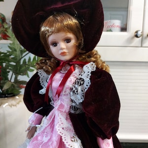 Homeart VINTAGE Victorian Porzellan PUPPE, Sammlerpuppe