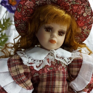 HomeArt VINTAGE  Porcelain DOLL, Collectible Baby Doll, Gift