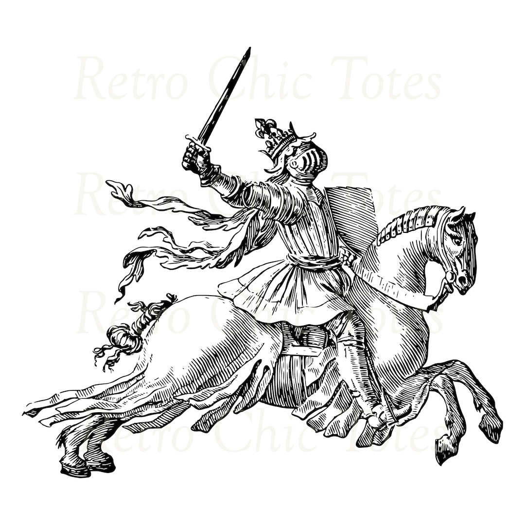 Medieval Knight on Horse Illustration – Digital Download PNG – Vintage  Battle Clipart for Crafts, Decor, and Art Projects - Etsy Israel, image size:1080x1080