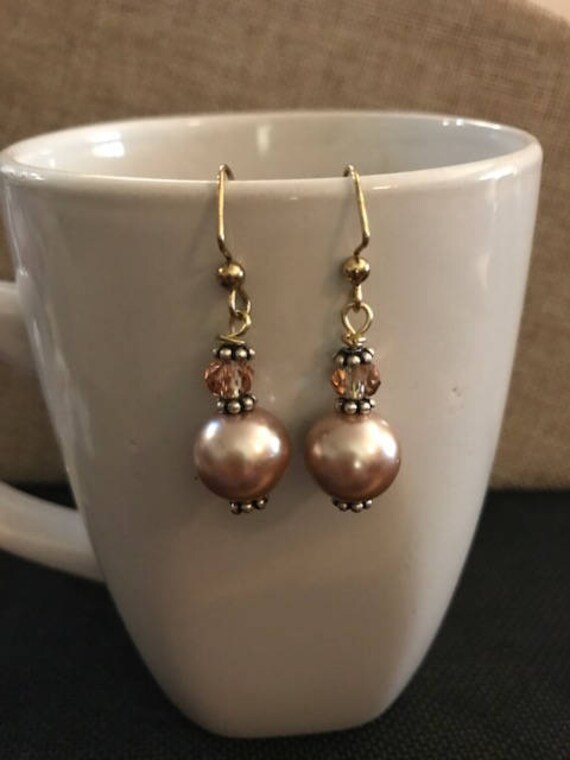 pearl earring set