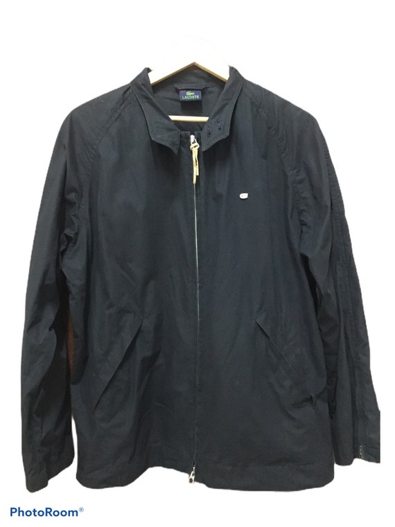 Vintage Lacoste zipper Jacket / Lacoste black colo