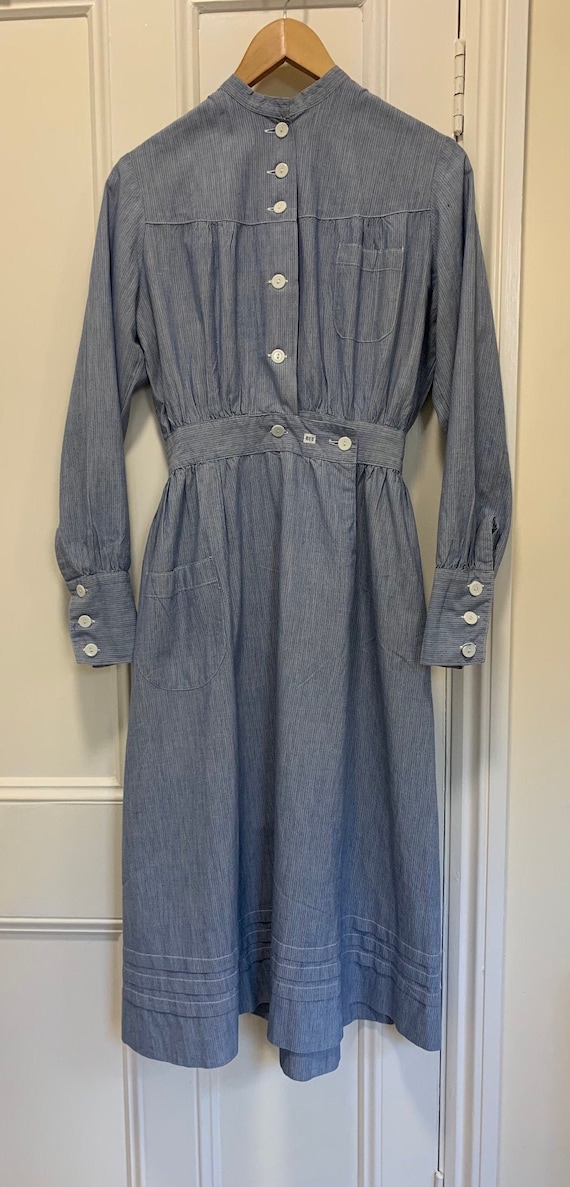 1940s Finish/Swedish!? Nurse Worker Uniform Dress