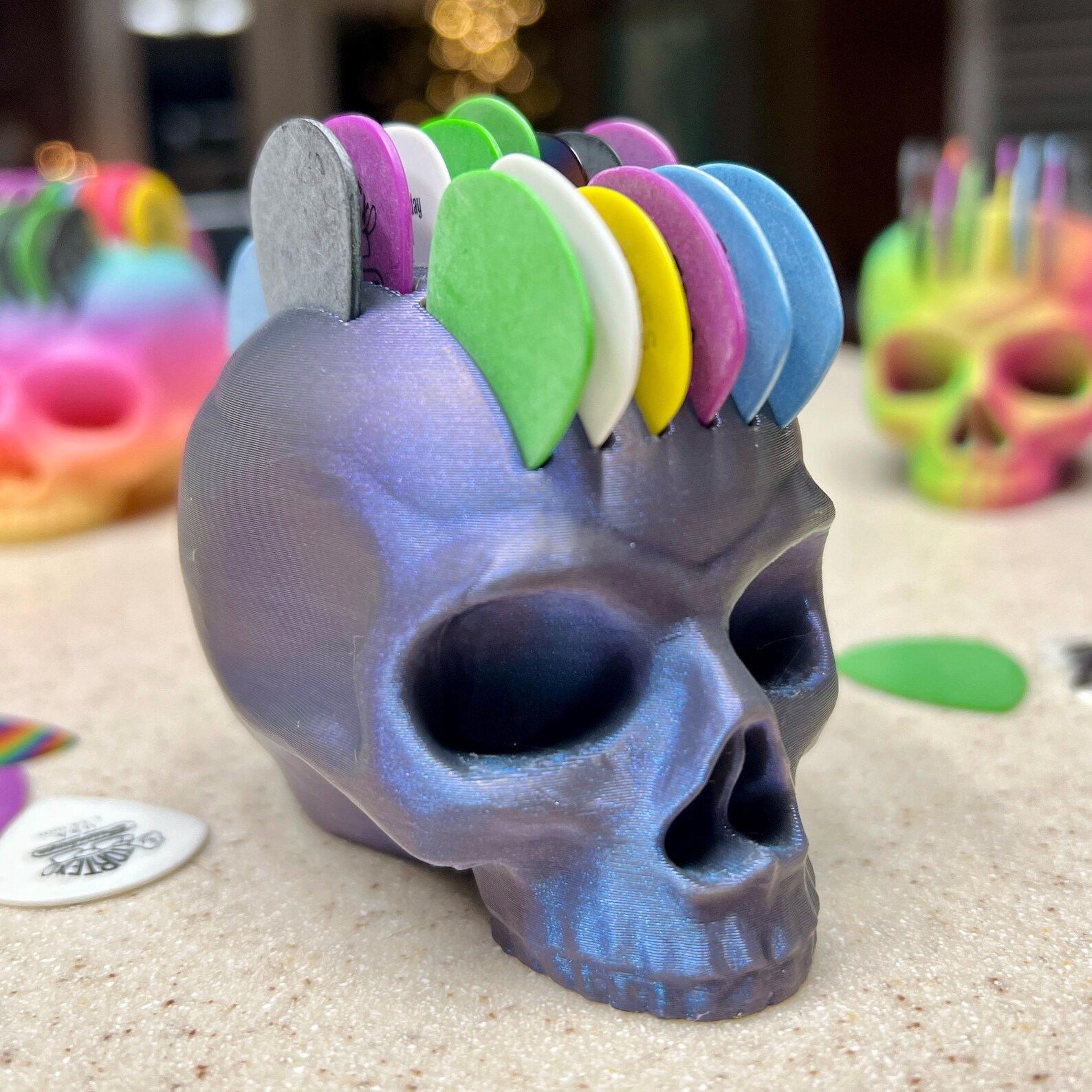Mega Mohawk Mega Mohawk Skull Pick Holder - Etsy