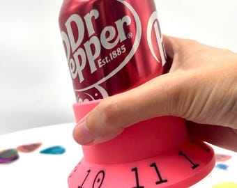 Guitar Knob Can Holder - Neon Pink