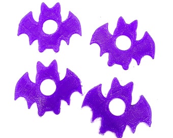 Bat Strap Locks 4 Pack - Translucent Purple