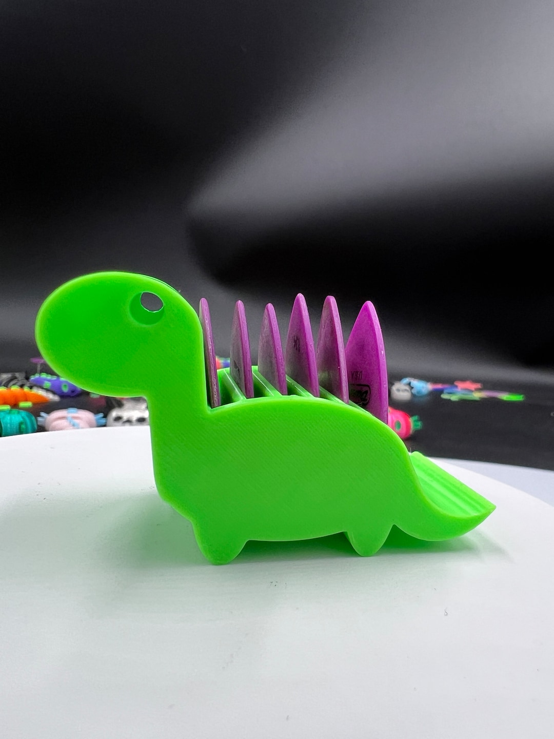 Mini Dinosaur Guitar Pick Holder Etsy