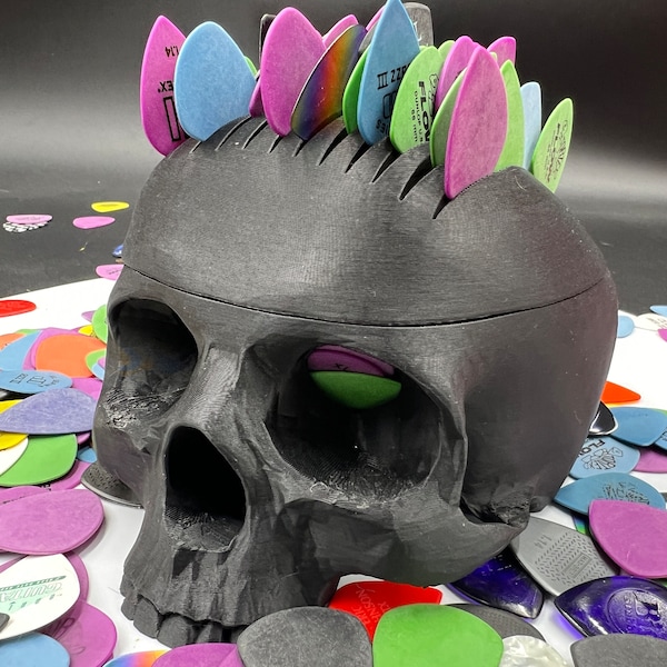 Giant Skull Guitar Pick Holder/Pick Bowl