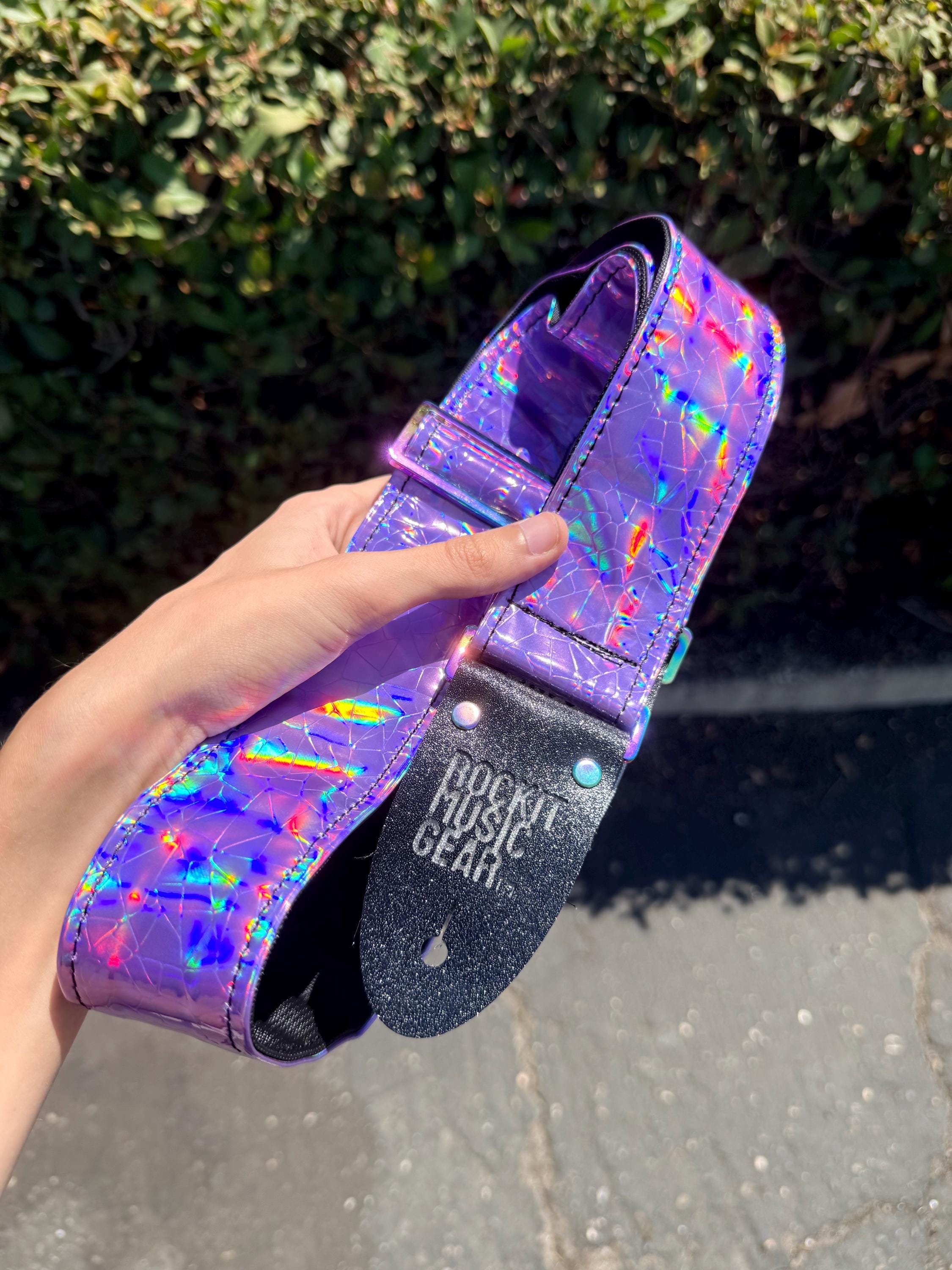 Holographic Guitar Strap - Etsy