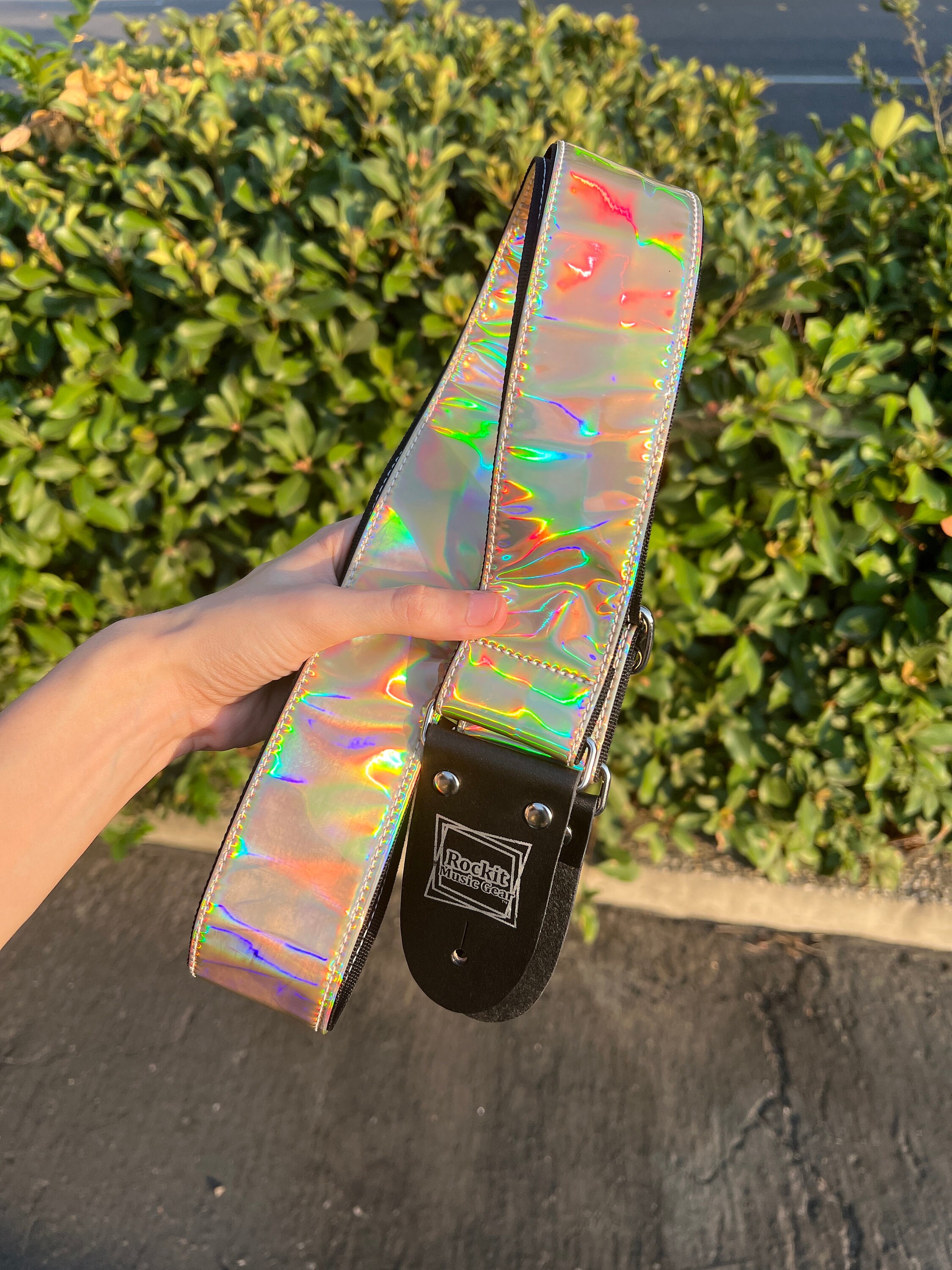 Holographic guitar strap deals