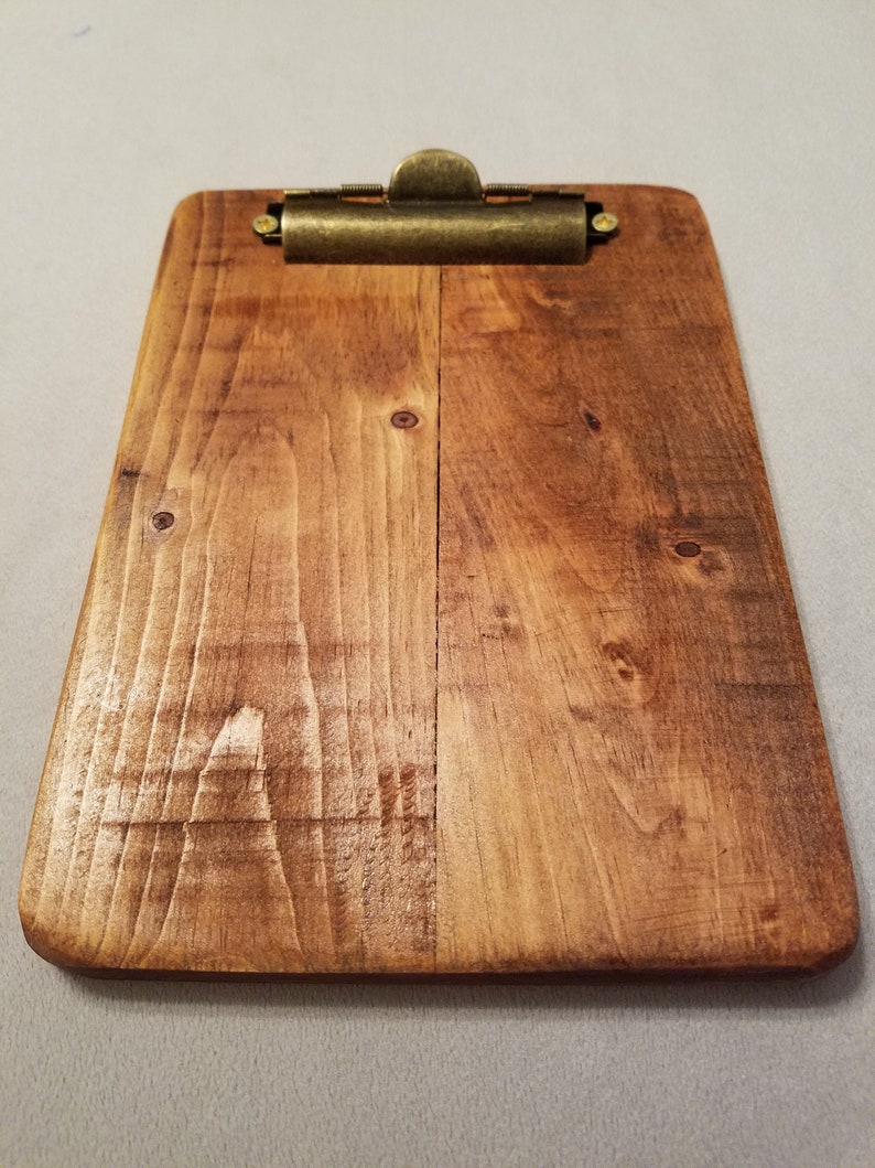 Small Antique Style Clipboard Wooden Clipboard Etsy