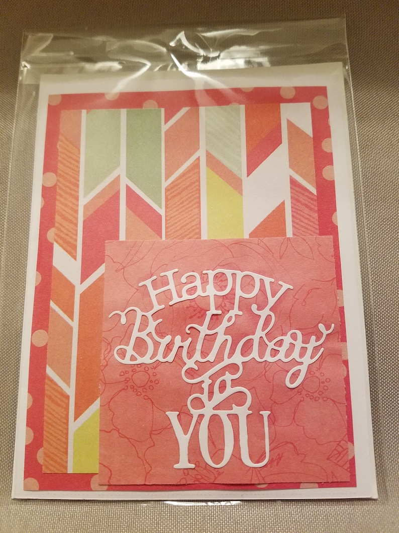 Red Pattern Die Cut Cards Greeting Cards Stationary Blank Inside General Cards Folded Note Cards Special Occasion Happy Birthday