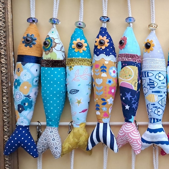PORTE-CLÉS POISSON SARDINE – Lélé mes Créas PORTE-CLÉS POISSON SARDINE – Lélé mes Créas