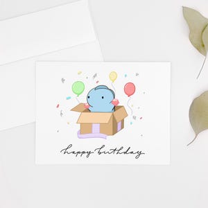 Carte d'anniversaire Dino, carte de joyeux anniversaire, jolie carte d'anniversaire, carte de remerciement, joyeux anniversaire, carte d'anniversaire, cadeaux d'anniversaire, cartes,