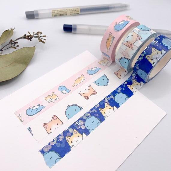 Washi Tape Set, Cute Washi Tape Set, Designer Decorative Masking Tapes