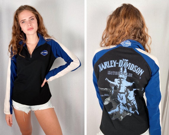 Vintage 90's Harley Quarter Zip