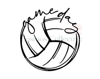 Volleyball Gameday SVG, Digital Download