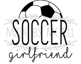 Ragazza calciatrice SVG: file di taglio per Cricut, Silhouette (download digitale)