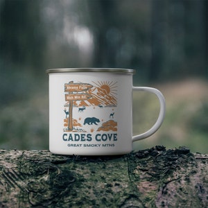 Cades Cove Great Smoky Mountains National Park Camping Mug
