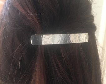 French Barrette Sterling Silver Hair Clip Large medium small Hair Jewelry Accessories Artisan Hair Jewelry sterling silver barrette gift