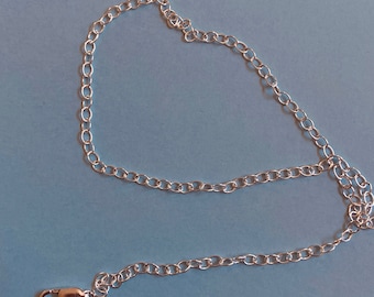 Sterling Silver Cable Chain Necklace, 3.7mm, 18 Inch