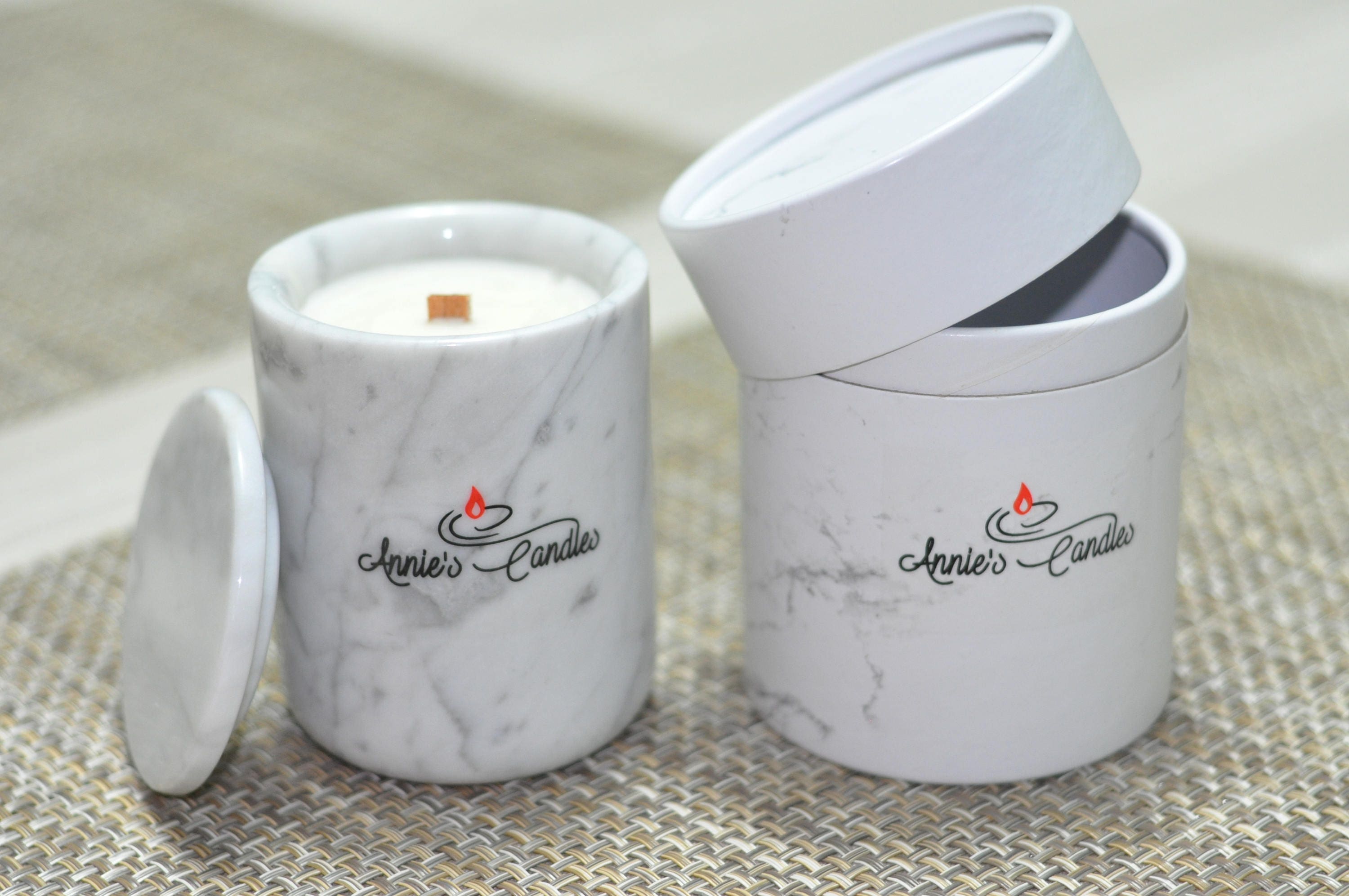 Carrara Marble Scented Candle Holder Etsy Singapore