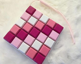 Teclado mecánico extragrande de 5x5 pulgadas con función de clic antiestrés / Accesorio de escritorio táctil de 25 teclas / Regalo para gamers