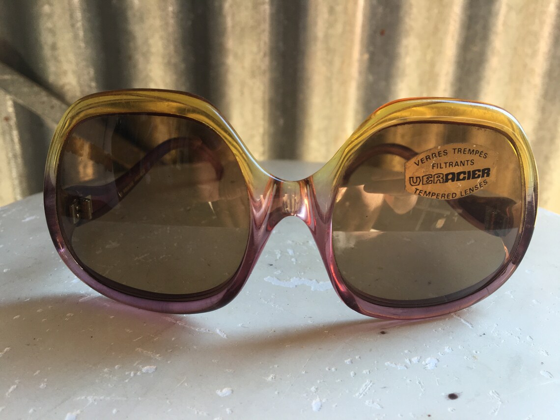 Vintage sunglasses made in France Etsy