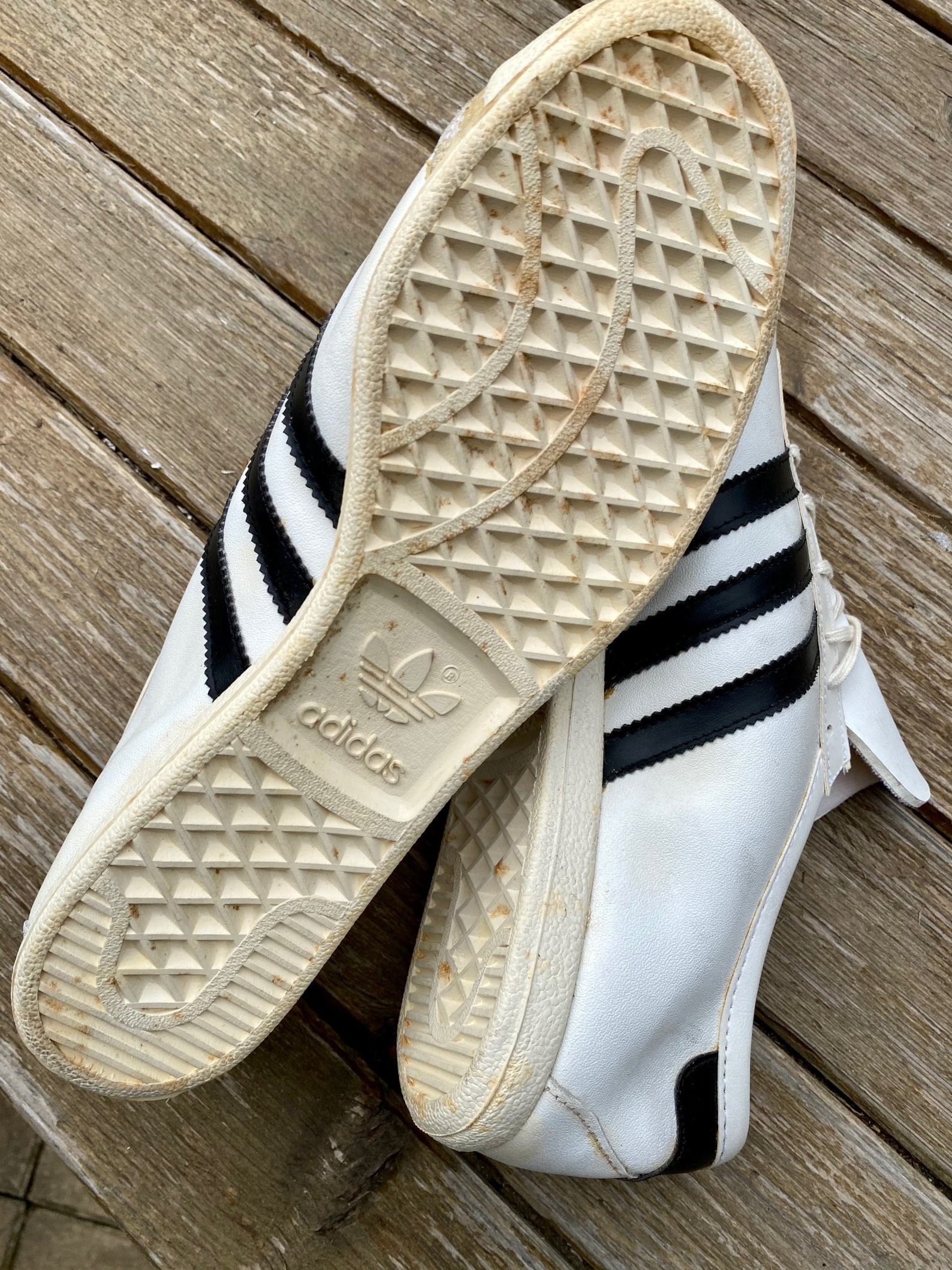 Adidas Vintage Gym Sneakers Made in France Etsy