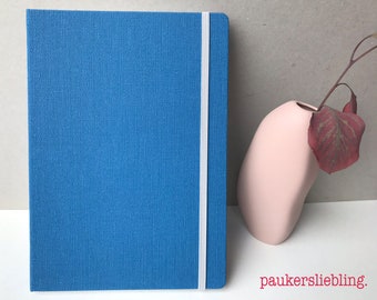 Dein Notizbuch | Reisetagebuch | Tagebuch | Skizzenbuch | Kochbuch | Notebook | Sketchbook | Diary A5 +  in Blau