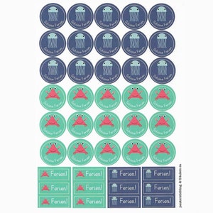 Motivationssticker "Ferien"